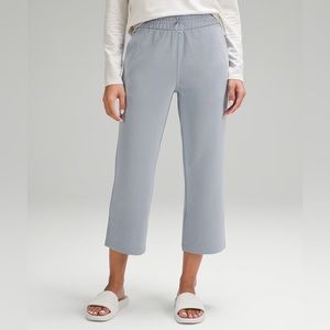 Lululemon softstreme cropped pants chambray blue
